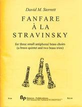 Fanfare a la Stravinsky for Three Small Antiphonal Brass Choirs cover
